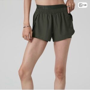 Vuori Olive Green Luna 2” Shorts